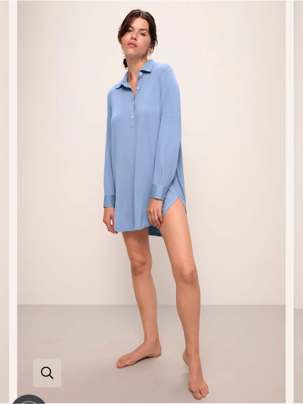 eberjey tencel modal boyfriend sleepshirt